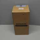 Toilet Paper Holder Stand with Shelf, Free Standing Tissue Roll Storage Rack with Dispenser for Bathroom, Black (23.6'')