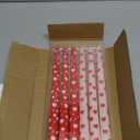 Valentine's Day Taper Candles Unscented Red Hearts Candlesticks 10 Inch Tall Set of 6 Special Valentines Day Gifts Valentine's Day Couple Dinner Table Decorations Wedding Anniversary Dcor