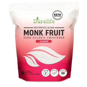 DureLife Monk Fruit Sweetener, Classic White, 5 lbs