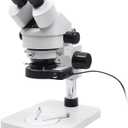 7-45x Continuous Magnification Binocular Microscope Phone Watch Repair Circuit Board Welding Jewelry Identification HD Professional Three-Eye Microscope CCD Melt-Blown Cloth Mold Hole Detection