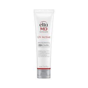 EltaMD UV Active Mineral Sunscreen with Zinc Oxide, SPF 50+, Water Resistant Sunscreen Up to 80 Minutes, 3.0 oz Tube