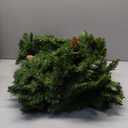 9 FT Christmas Garland Pre-lit 70 LED Lights Holiday Artificial Decor for Stairs Mantle Door Indoor Outdoor Garland with Battery Operated Timer (Green Spruce)