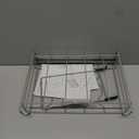 Simple Houseware Over Cabinet Door Organizer, Silver (1 Pack)