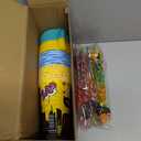AFZMON 24 Sets Hero Party Favors Drinking Cups With Lids and Straws, Hero Birthday Party Decorations for Kids Bags Stuffers Gifts Supplies