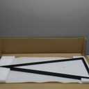 Pennant Frame Wood Flag Frame for 12 x 30 Inch Pennants Display Holder 1 Inch Team Flag Case, Black(1 Pcs)
