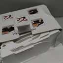 NVGSN Shoe Slots Organizer 12 Pack - Shoe Stackers for a Pair of Shoes, shoe Storage Shoes Space Savers 50%, 4 Levels Adjustable Thickening Double Layer shoes Holders shoe Organizer for Closet, White