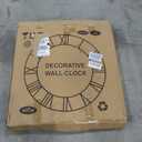 Wall Clock Farmhouse Vintage 24 Inch Silent Non-Ticking Battery Operated