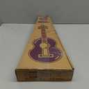 LeeQee 21in Colorful Graffiti Ukulele Guitar for Kids, 4 Strings Kids Guitar Ukulele Musical Instruments Learning Educational Toys with Picks for 3 4 5 6 7 8 9 10 11 12 Toddler Boys Girls (Pink)