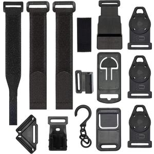 Universal Multimeter Magnet, Hook, and Clip Hanging Strap Kit with Extra Dual Magnets for Heavy Fluke Meters | Works with Most Multitesters Including Fluke and Klein Tool Meters