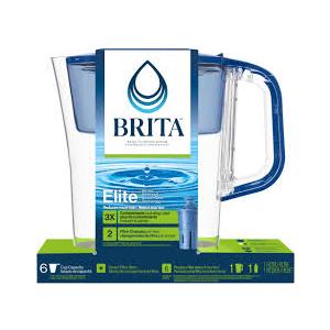 Brita Elite Water Pitcher 6Cup Blue