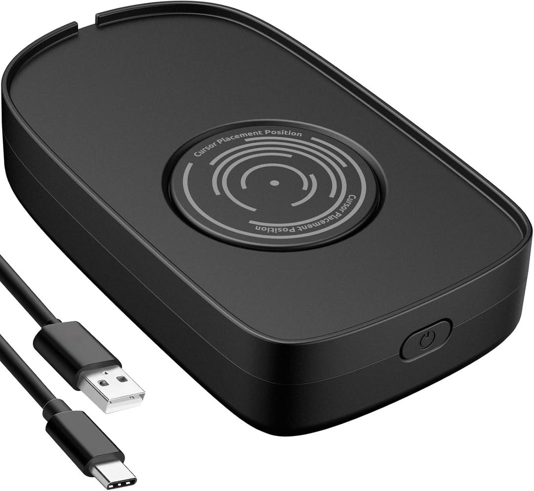 Mouse Jiggler, Undetectable Mouse Mover Device Wiggler Shaker with Drive Free USB Cable, Physical Automatically Mouse Movement, Keep PC Screen Active