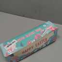 FORLINX 50Pcs Empty Plastic Easter Eggs - Party Decorations, Printed Shells, Fillable Basket Fillers Stuffers, Classroom Prize Egg Supplies Toy for Kids