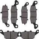 Front and Rear Brake Pads for Suzuki 650 DL650 VStrom 2004-2020 DL1000 1000 V-Strom 2002-2010 SV650 SV 650 2003-2015 GSR750 2011-2015