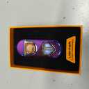 Torch Lighter, Dual Flame Butane Lighter Refillable, Windproof Adjustable Jet Flame and Soft Flame, with Heart-Shaped Transparent Gas Window, for Men Women (Without Butane)-Rainbow