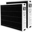 X6675 Merv 16 20x25x5 Furnace Air Filter Compatible with Lennox X6675 and Lennox HCC20-28 HVAC System, Part Number HCF20-16, 2 Pack