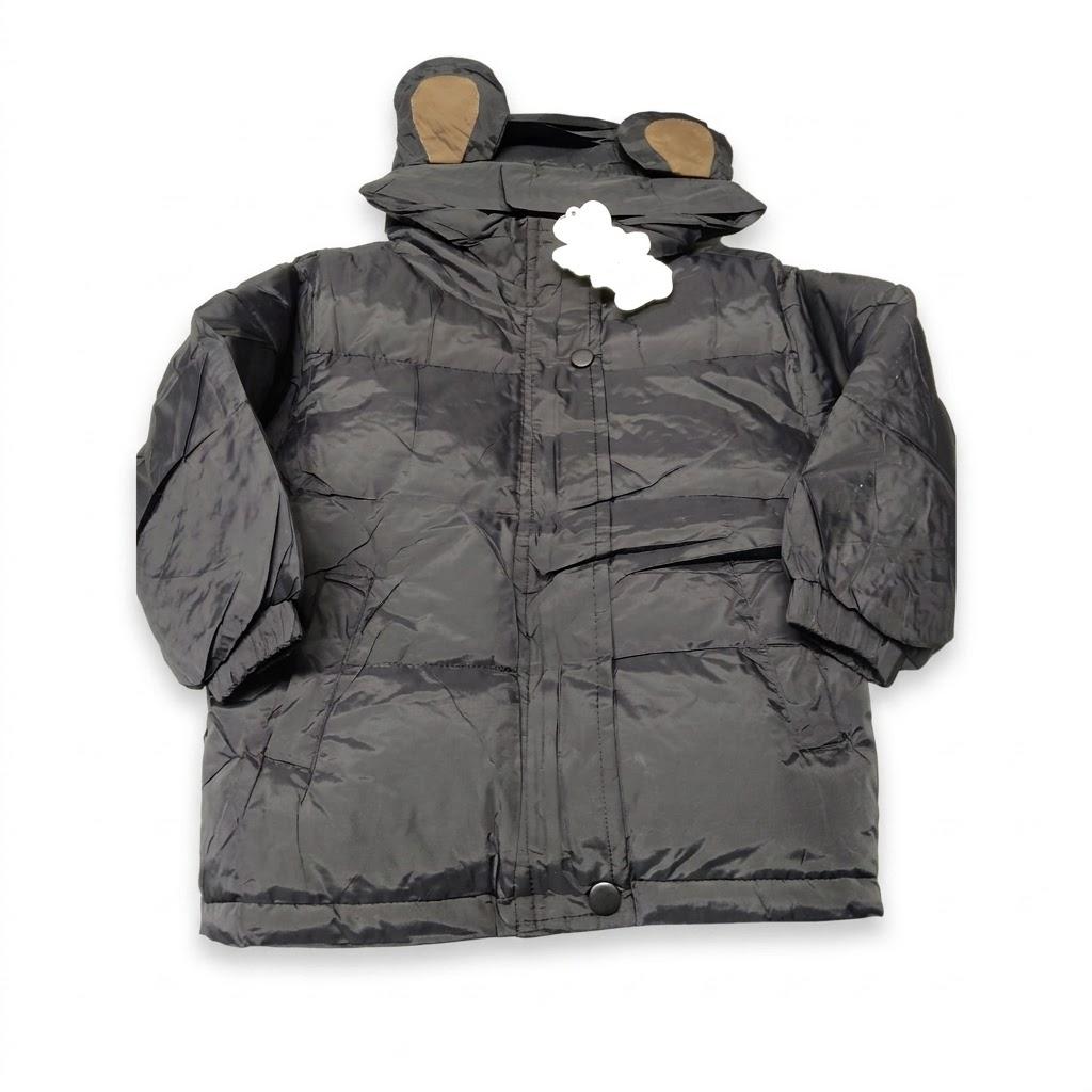 ANHDM Toddler Girl Winter Coat Baby Boys Fleece Warm Cute Bear Ear Hooded Jacket Clothes Size 120