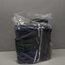 Large Rolling Cleaning Caddy Bag with Detachable Trolley,Cleaning Cart on Wheels with Shoulder Strap,Cleaning Supplies Organizer for Housekeepers, Blue