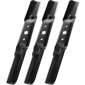 942-05056A High Lift Mower Blades,6-Point Star Mower Blades Replacement for Cub Cadet 54'' Enduro XT1-54 ST GT LT Craftsman Z560 T310 Z6900 Troy Bilt Mustang RZT L54 942-05056 742-05056A ZT1-54