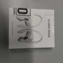2 Pairs AirPods Ear Hooks for AirPods Pro 2, Pro, 4, 3, 2 & 1 - Upgraded Anti Slip Sports Clip Hooks - White