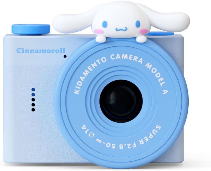 Cinnamoroll Mini Kids Digital Camera & Video Camcorder by Kidamento, 32GB Memory Card, Adjustable Soft Strap Lanyard, Scavenger Hunt Momento Book - Model A Cinnamoroll