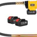 ANBULL Cordless Concrete Vibrating Tool with 2x3000mAh Batteries 1300W, Batteries Included