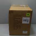 Decor Therapy Mirrored Crackle Finish Table Lamp Set of 2, 100% Linen, Glass and Steel, Mercury Silver - (13"D x 13"W x 24"H) (Mercury Silver)