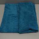 MIULEE Teal Decorative Throw Pillow Covers 16x16 Inch for Couch Bed Sofa Pack of 2 Boho Farmhouse Throw Pillows Soft Cross Corduroy Patchwork Textured Cushion Cases