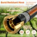 Retractable Garden Hose Reel 100 FT, 1/2" Heavy Duty Garden Hose 435 PSI Burst Pressure, Wall Mounted Water Hose Reel with 10-Pattern Nozzle, 180 Swivel, Slow Auto Rewind & Any Length Lock