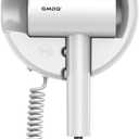 Hotel Wall Mount Hair Dryer for Bathroom with Night Light, 110V, Quiet, Overheat Protection, Negative Ion Technology