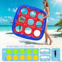 2 x Pool Games Set- Tic-Tac-Toe Inflatable Pool Toys with 10 Balls Fun Summer Swimming Pool Party Beach Lawn Outdoor Camping Party Float Game Water Ball Toys for Adults Teens Kids 2-10 Players
