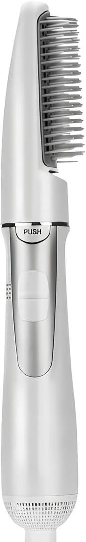 ZJchao 2 in 1 Hair Dryer Brush, Negative Ion Anti-frizz Hot Air Brush Blower, Professional Electric Household Hair Curling Comb, Protable Hair Dryer Comb Machine