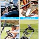 Stroller Phone Holder, Compatible with MagSafe, Magnetic Handlebar Mount, 17x N52 Strong Magnets, Fits Treadmills, Peloton, Shopping & Golf Carts, Adjustable Strap, iPhone 1217 & Android