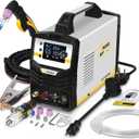 SSIMDER Plasma Cutter, 50 Amp Non-Touch Pilot Arc 110V/220V Plasma Cutter Machine, Large LED Display and 2T/4T, 3/4 inch Maximum Cut, IGBT Inverter Cutter for Repair, Metal Fabrication, Beginner, DIY