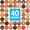 2 x Two Rivers Coffee 40ct Flavored Coffee Pods Sampler-40 Flavors, EXP: 2028-08-02