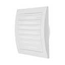 Repa Market 4 Inch White Dryer Vent Hood/Duct Cover for Walls or Ceiling/ABS Plastic Louvered Air Grille with Built-In Mesh Screen/Exhaust and Dryer Vent Covers for Indoor & Outdoor Use