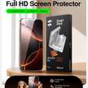 SMARTDEVIL 2 Pack Tempered Glass for iPhone 16 Pro Screen Protector, Military-Grade Shatterproof Protection, 9H Hardness, Fast & Easy Installation, Case Friendly Design