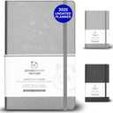 Panda Planner Undated Daily Planner - 90 Day Organization - Productivity For Entrepenuers - Set Goals - Bonus Weekly & Monthly Agenda - Grey - Hardcover