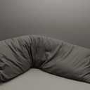 Memory Foam Body Pillow Insert, Soft Large Long Bed Pillow for Adults, Breathable Full Body Pillow, Grey