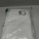 MRTREES Blackout Valance Curtains, Short Kitchen Curtain Valances Room Darkening, Grommet Top Small Window Topper Treatment for Living Room/Bedroom/Basement(1 Panel, 52x16 Inches, Greyish White)