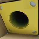 Crowd Control Warehouse Trafford 42-Inch Steel Bollard, Yellow