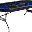 Barrington Poker Multiple Styles Folding Poker Table & Poker Table Top/Dining Table Collection, Durable Padded Rail Tables with Felt Playing Surface, Perfect for Texas Holdem Games