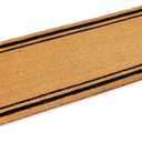Kempf Black Border Coco Coir Doormat, 36" x 72", Non-Slip Backing, Heavy Duty Natural Fiber Front Door Welcome Entrance Mat, Low Clearance, Outdoor Indoor