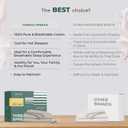 THREAD SPREAD 100% Organic Cotton Sheets Full Size - 4 PC Organic Cotton Full Size Percale Weave Sheet Set, Soft, Cooling, Crisp & Breathable, 16" Deep Pocket Hotel Quality Bedding Set - Teal