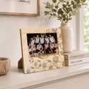 Dad Gifts, Soccer Picture Frame, 4x6 Wooden Photo, Sports Tabletop Decor, Father Day Gifts, Thank You Coach for The Gift,Graduation Season Gift Photo Frame 6.9 x 7.3 in