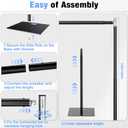 TOCRETOARE Pipe and Drape Backdrop Stand 10ft x 10ft, Adjustable Backdrop Stand Heavy Duty, Background Stand, Backdrop Stand for Parties, Photography, Birthday Decoration, Wedding