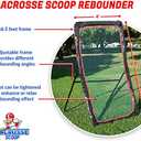 Premium 4x7ft Lacrosse Rebounder for Backyard Training - EST 2018 