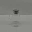 2500ml Glass Pitcher with Lid, 88 Ounces with Precise Scale Line, Hot/Cold Water Jug, Juice and Iced Tea Beverage Carafe with Lid