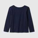 Gap Girls' Long Sleeve Logo Dress (Blue)