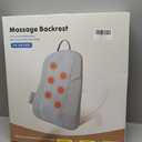 Back Massager for Pain Relief Deep Tissue, Ultrathin Rolling Up and Down Full Back Massage with Heat, 4D Shiatsu Kneading, Shoulder Massager, Extended Widened Design for Home, Office, Car Use, Grey