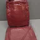 JOLLYVOGUE King Size Comforter Set 7 Pieces - Bed in a Bag King for All Season, Pintuck Bedding Comforter Sets with Comforter, Flat Sheet, Fitted Sheet and Pillowcases & Shams, Burgundy